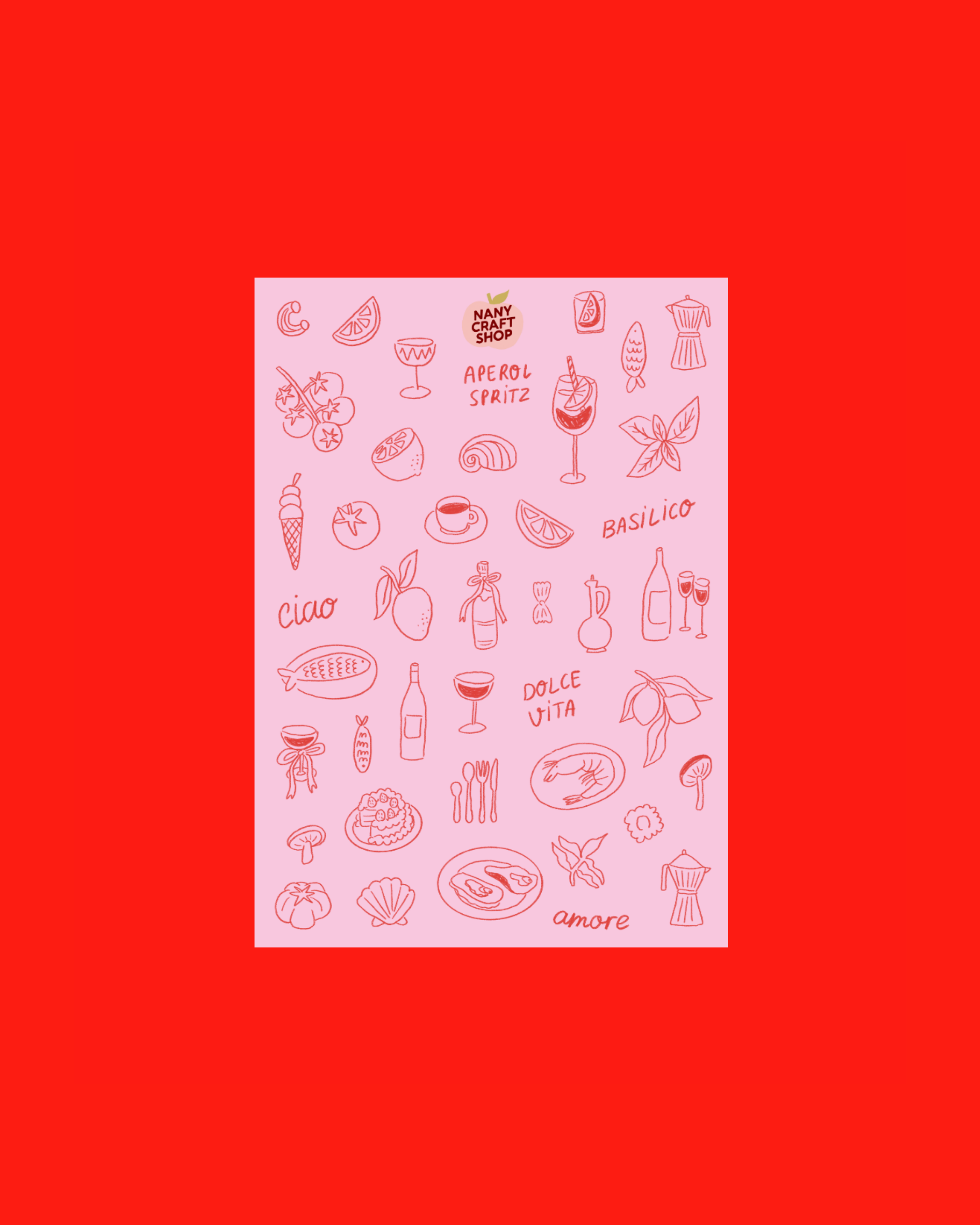 Nany Craft Shop - Venta al por mayor Pegatina - Hoja de pegatinas JUNIO A50