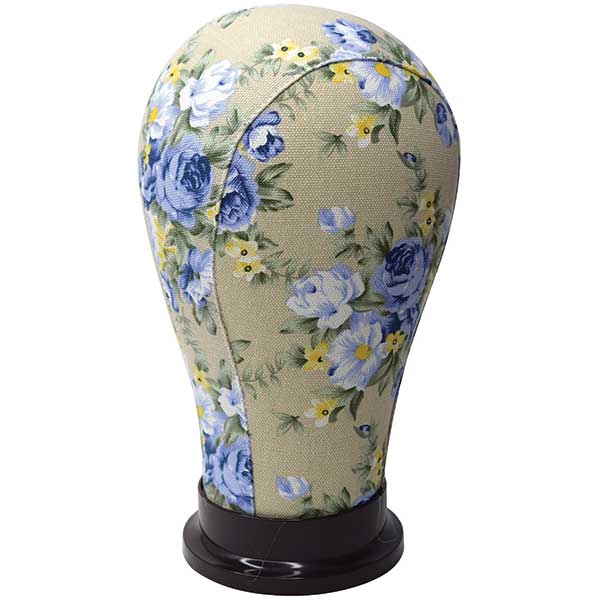 Majestic Wholesale - Wholesale Mannequin - FLOWER CANVAS BLOCK MANNEQUIN HEAD VARIOUS SIZES 21 22 23 24