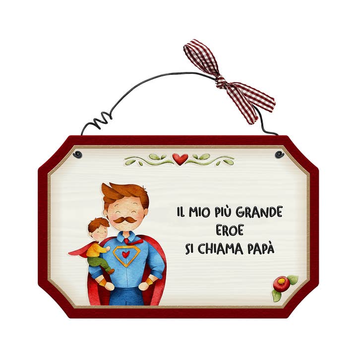 T. Contry Hero Dad dekorationsskilt for engroshandel hos Dekori