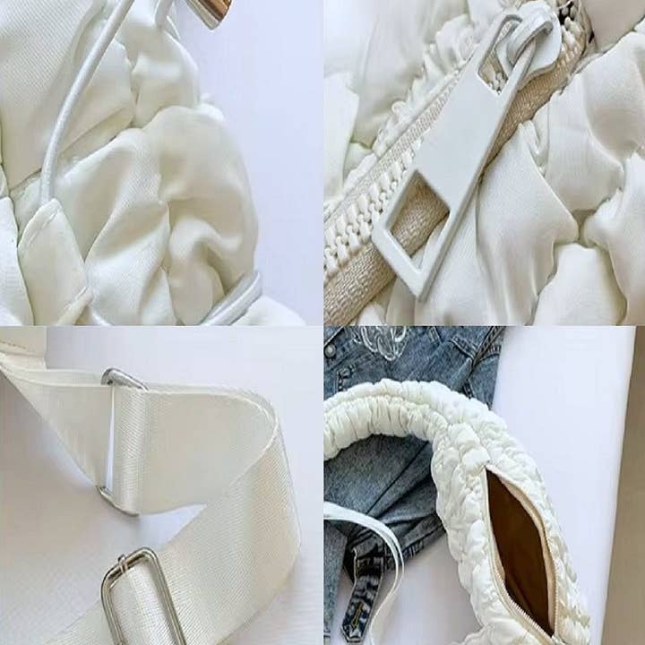 42POPS - Wholesale Crossbody Bag - Women's - "...._ Quilted Puffy Crossbody Sling Bag8