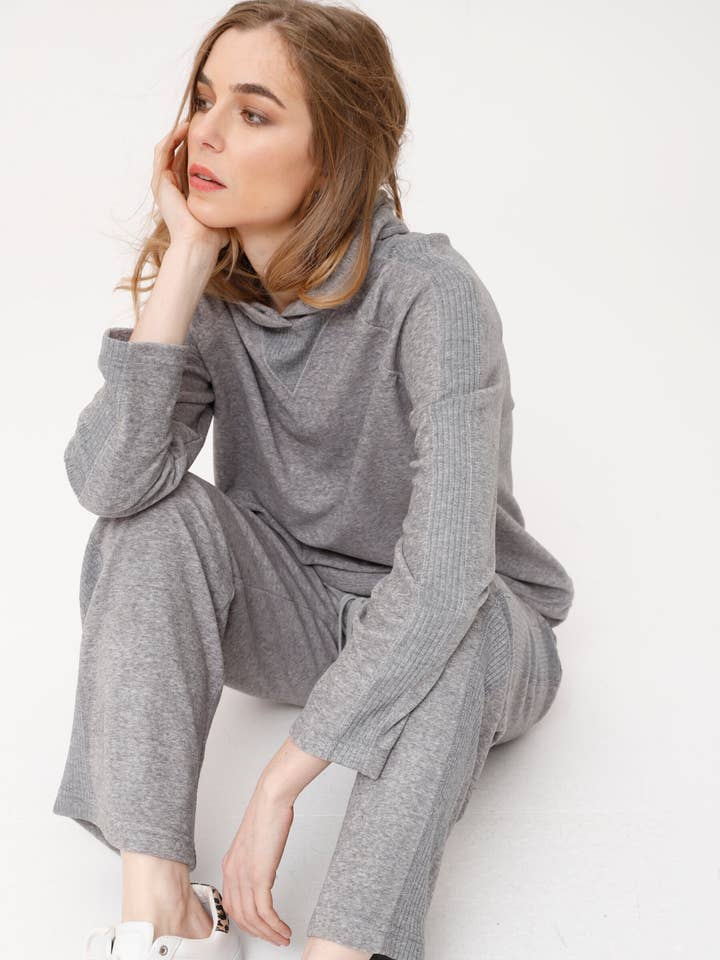 Jersey Gatual molleton chiné pour la vente par OKY