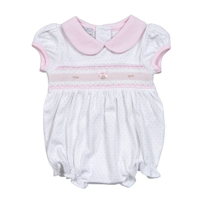 CLN-330 CELINE HAND SMOCKED BUBBLE for wholesale by Hug Me First