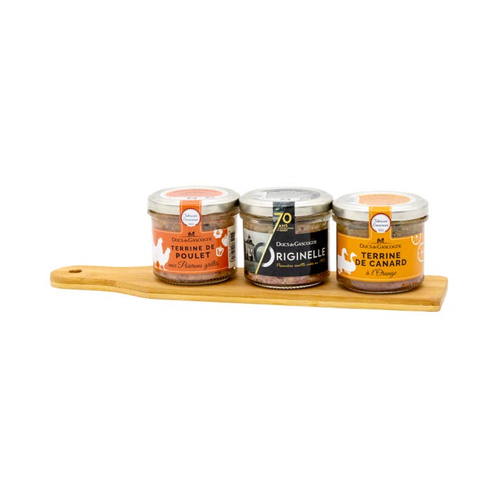 “Planche Terroir” gift box - 3 terrines and other Purchase Wholesale schweizer nachtwäsche. Free Returns & Net 60 Terms on Faire trending on Faire.