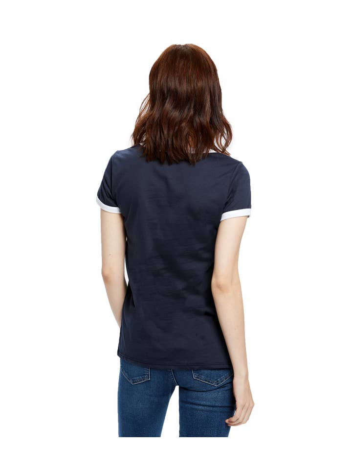 US Blanks - Wholesale T-Shirt - Women's - Women's Classic Ringer Tee2