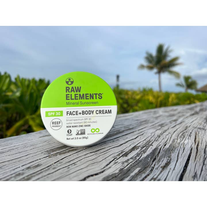 Raw Elements - Wholesale Sunscreen - RAW ELEMENTS FACE AND BODY TIN SPF 30