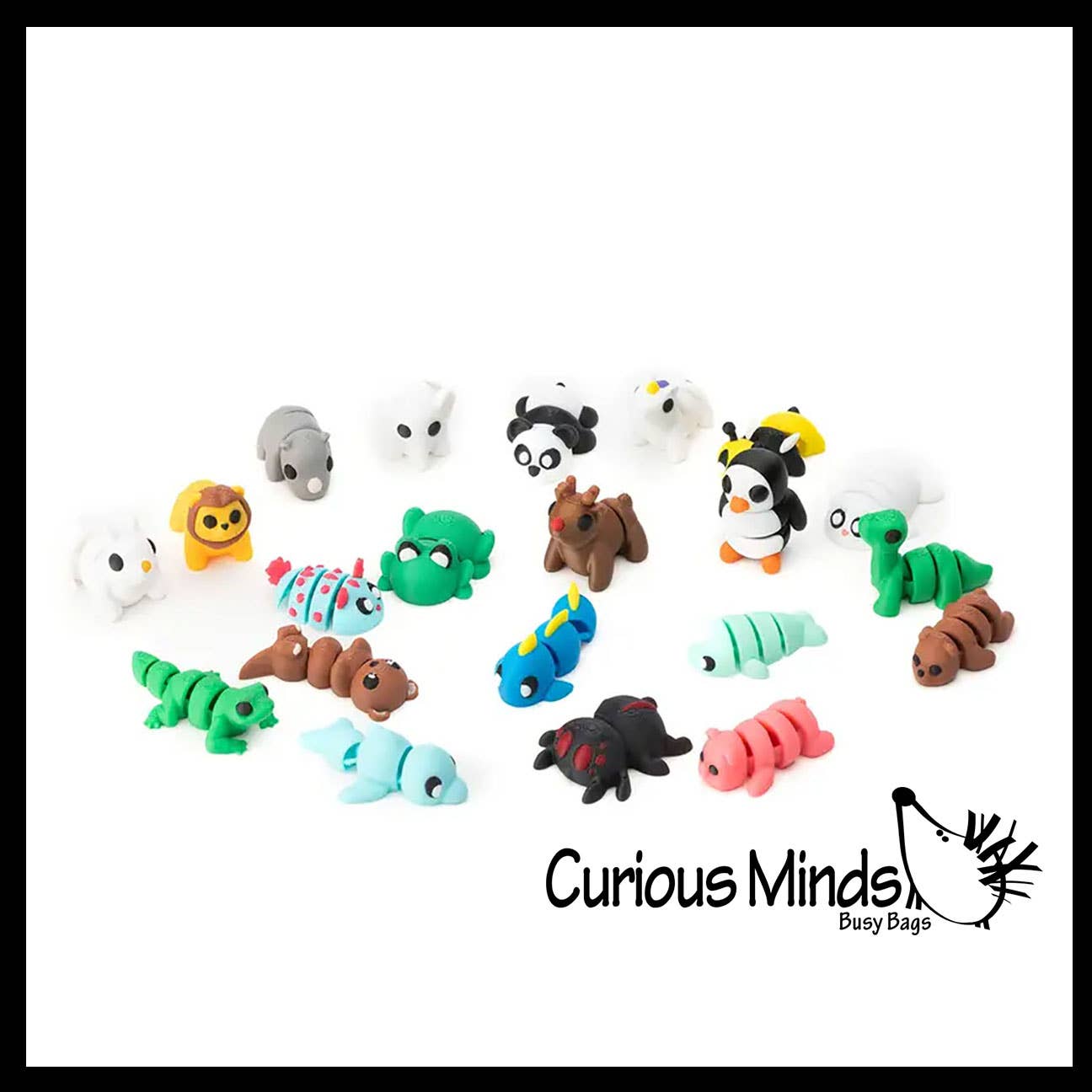 Curious Minds Toys – wholesale Fidget toy – Kids – 1 - RANDOM Tiny 3D Printed Wiggle Articulated Jointed Moving1