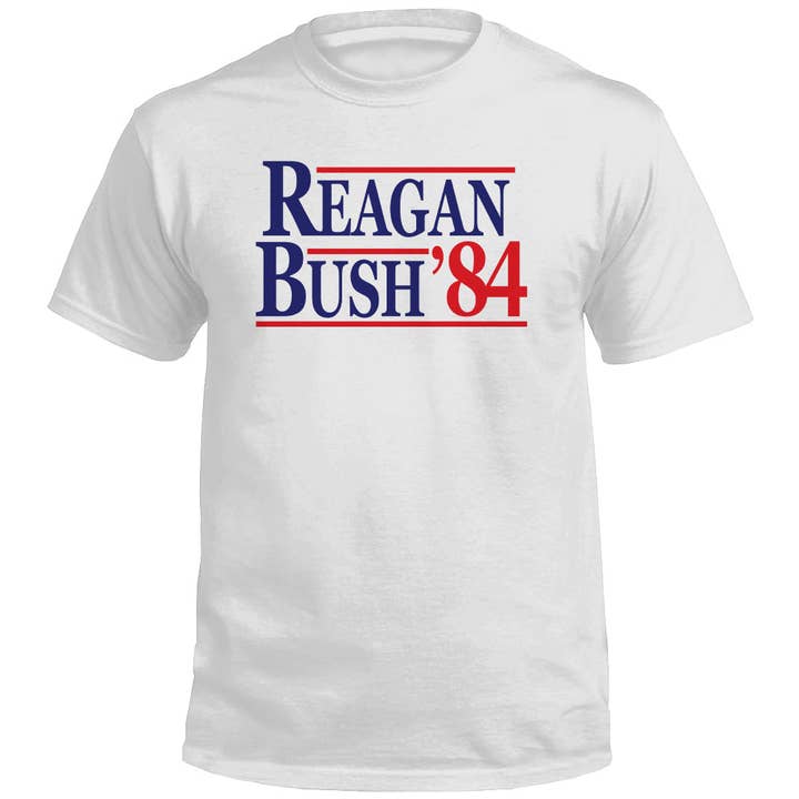 Shield Republic LLC - Wholesale Screen Printed T-Shirt - Men's - Reagan Bush 84