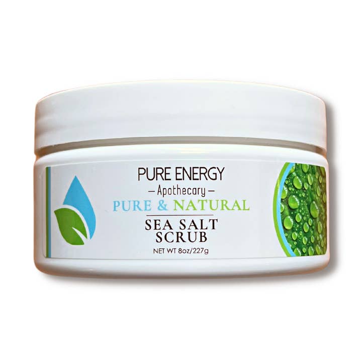 Sea Salt Scrub - Pure & Natural Unscented for wholesale by Pure Energy Apothecary