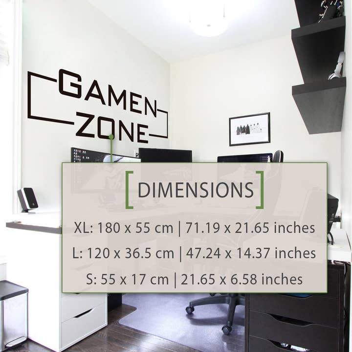 Spelzone, Muursticker, Gamer Sticker, Gamer voor wholesale door KUARKI