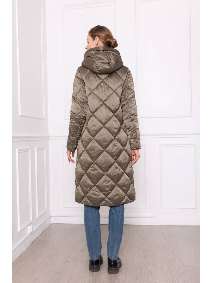 Freda - Wholesale Puffer Jacket - Women's - 22D90 extra long jacket4