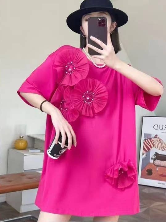 Dimensionell utsmyckad blommatopp för wholesale av Selfie Couture by Trendology