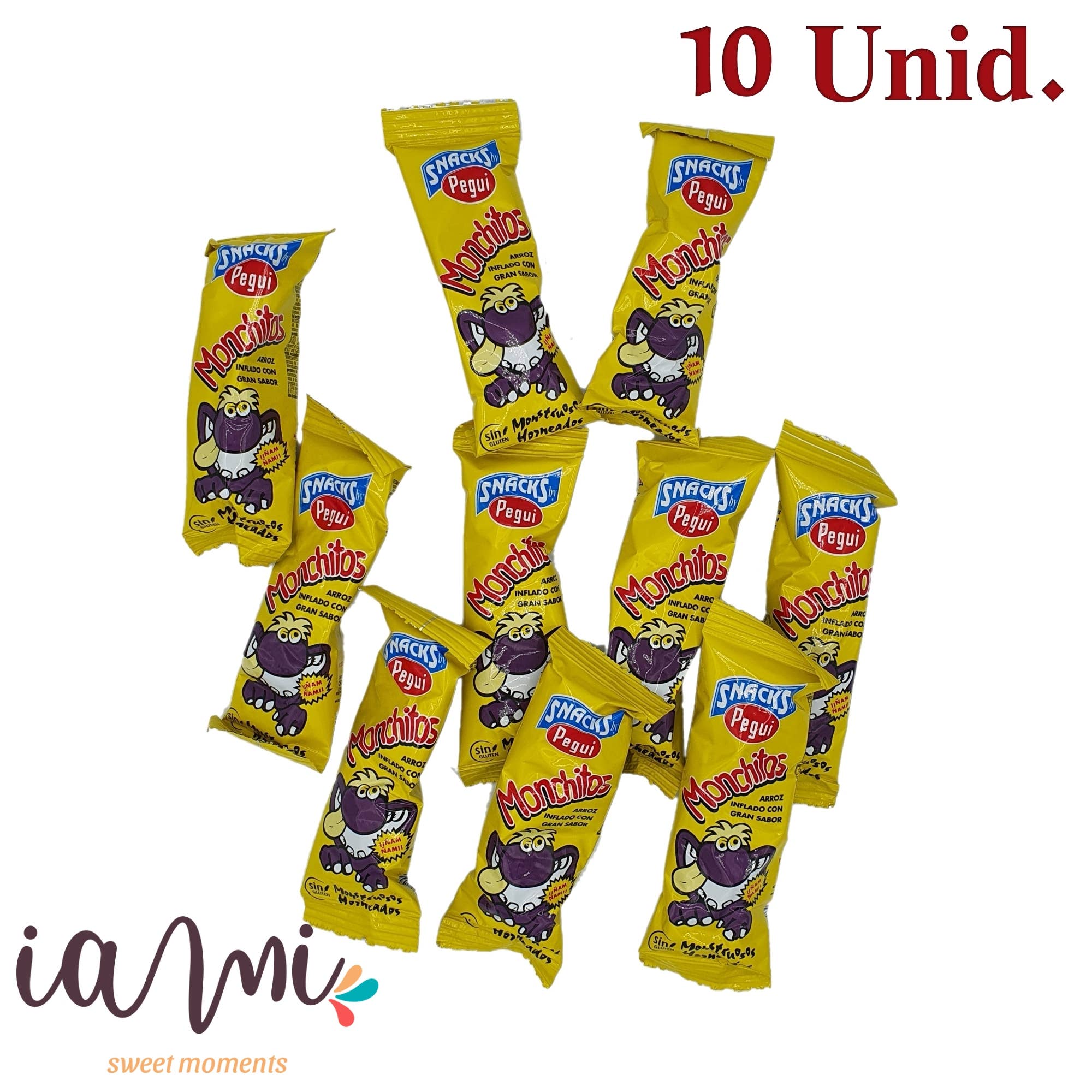 IAMI - Wholesale Hard Candy - Assortment of 100 Sweets. Padding for Piñatas. 10 Types x 106