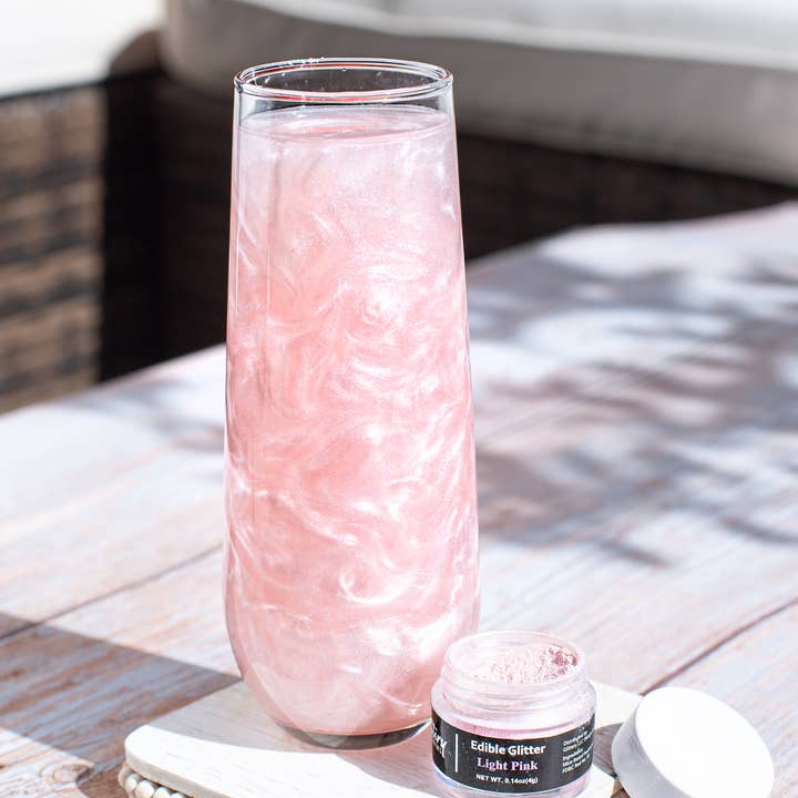 Pack San Valentín - Polvo comestible brillante para bebidas (3 colores) para venta al por mayor de Glittery - Edible, Cosmetic and Biodegradable Glitter Products