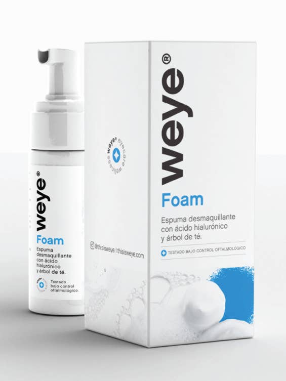 Weye Foam - Struccante in schiuma naturale per la vendita all'ingrosso da parte di Weye Eyecare Wellness