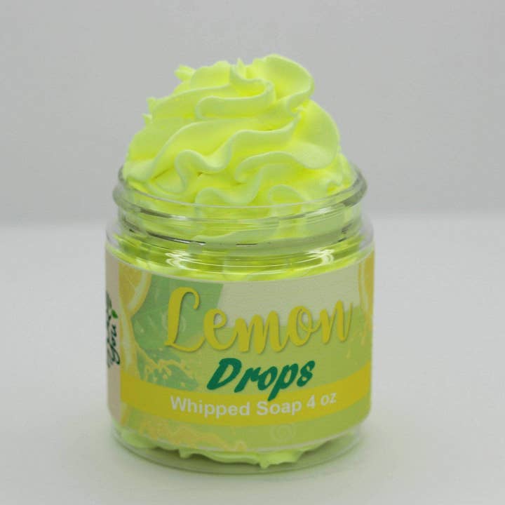 Lemon Drops Whipped Soap for wholesale by PureYou handmade