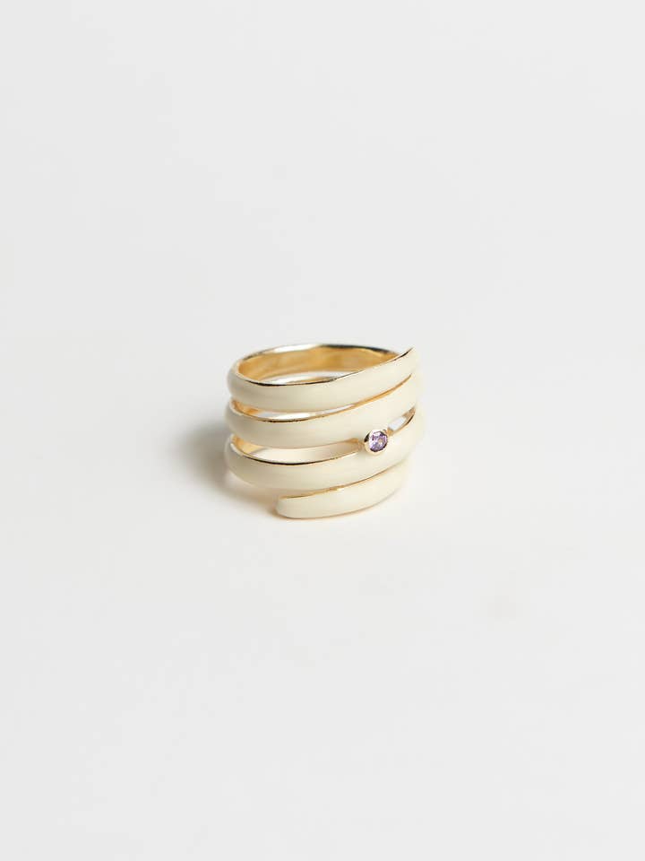 Chaos Ring Cream for wholesale by Virago Barcelona