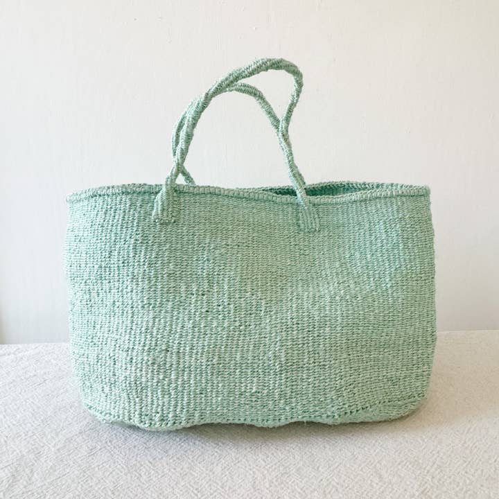 XL Tote de Sisal: Espuma do Mar por atacado de Amsha