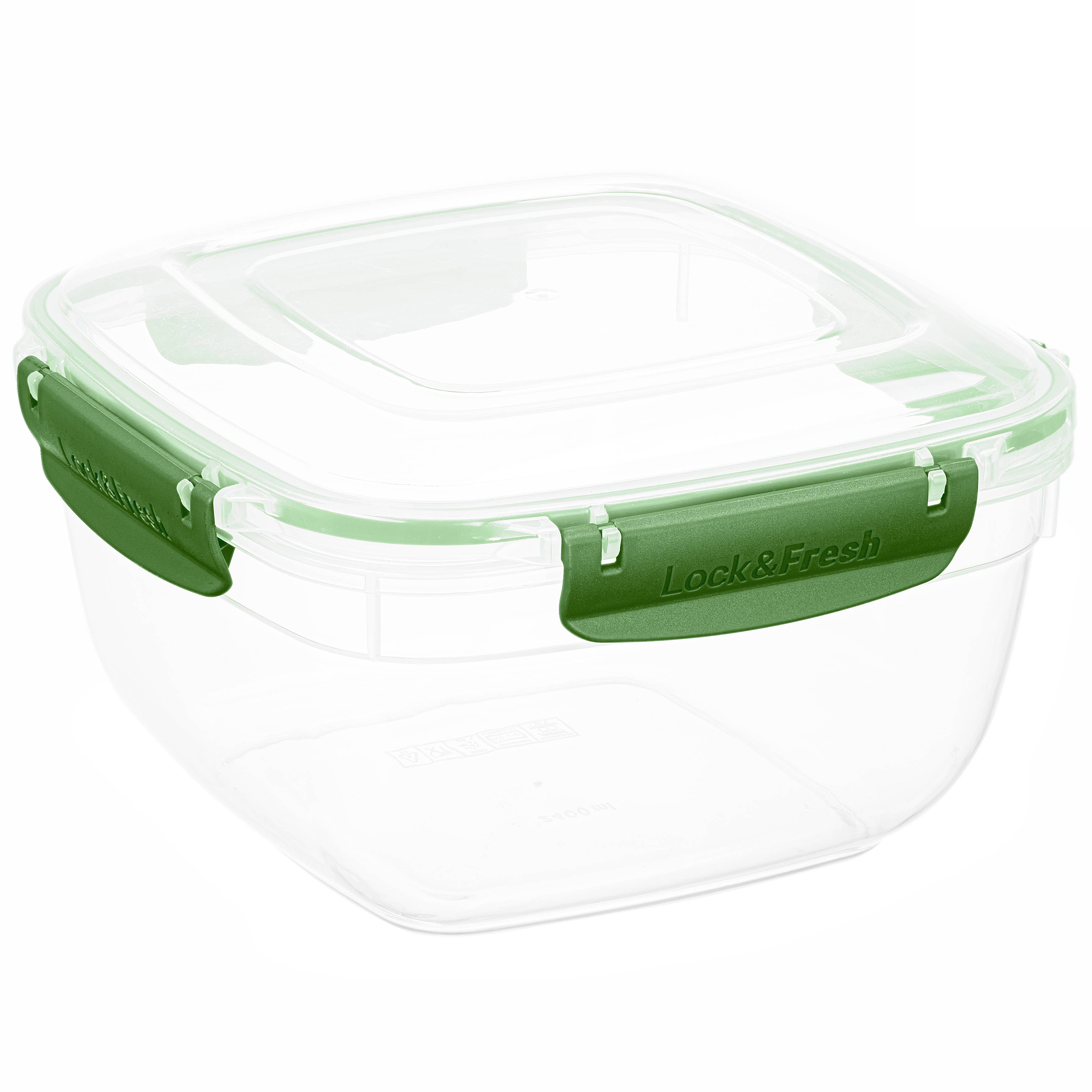 Superio Brand - Wholesale Food Storage Container - Air-Tight Food Containers Leak-Proof Square 80 Ounce-CS1