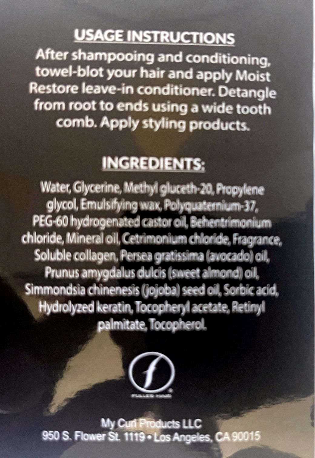 My Curl products - Venta al por mayor Acondicionadores sin aclarado - ACONDICIONADOR SIN ENJUAGUE MOIST RESTORE 160Z GRANDE4