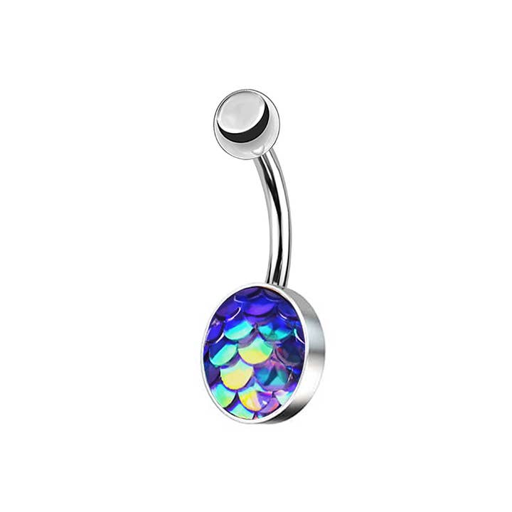 AMORINO SRL - Wholesale Belly Ring - FISH SCALE BANANA PIERCING - JQ600B0981