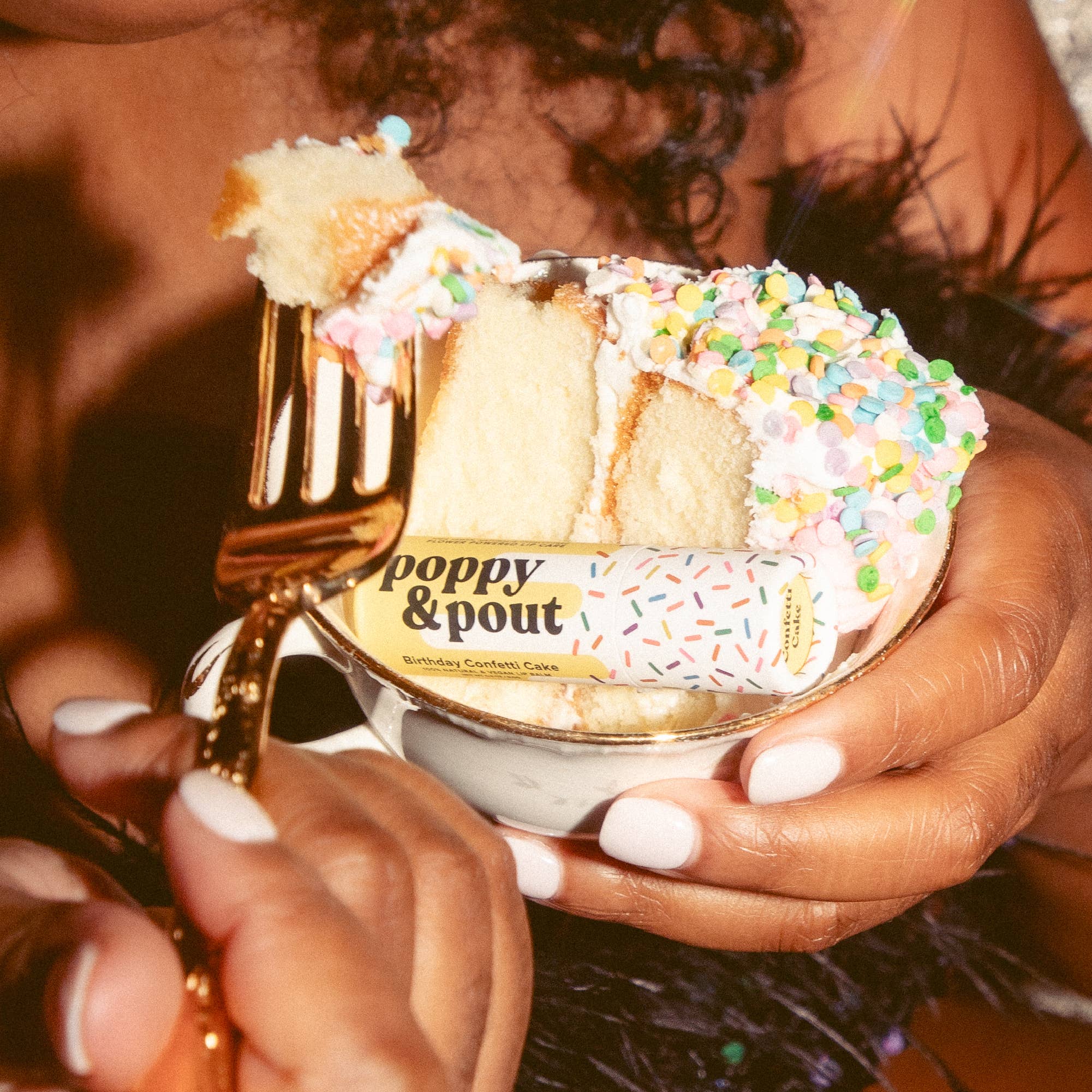 Poppy & Pout - Wholesale Lip Balm - Lip Balm, Birthday Confetti Cake, Yellow4