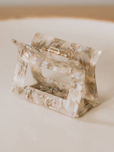 Small hair clip - Grey for wholesale by Boutique Soha