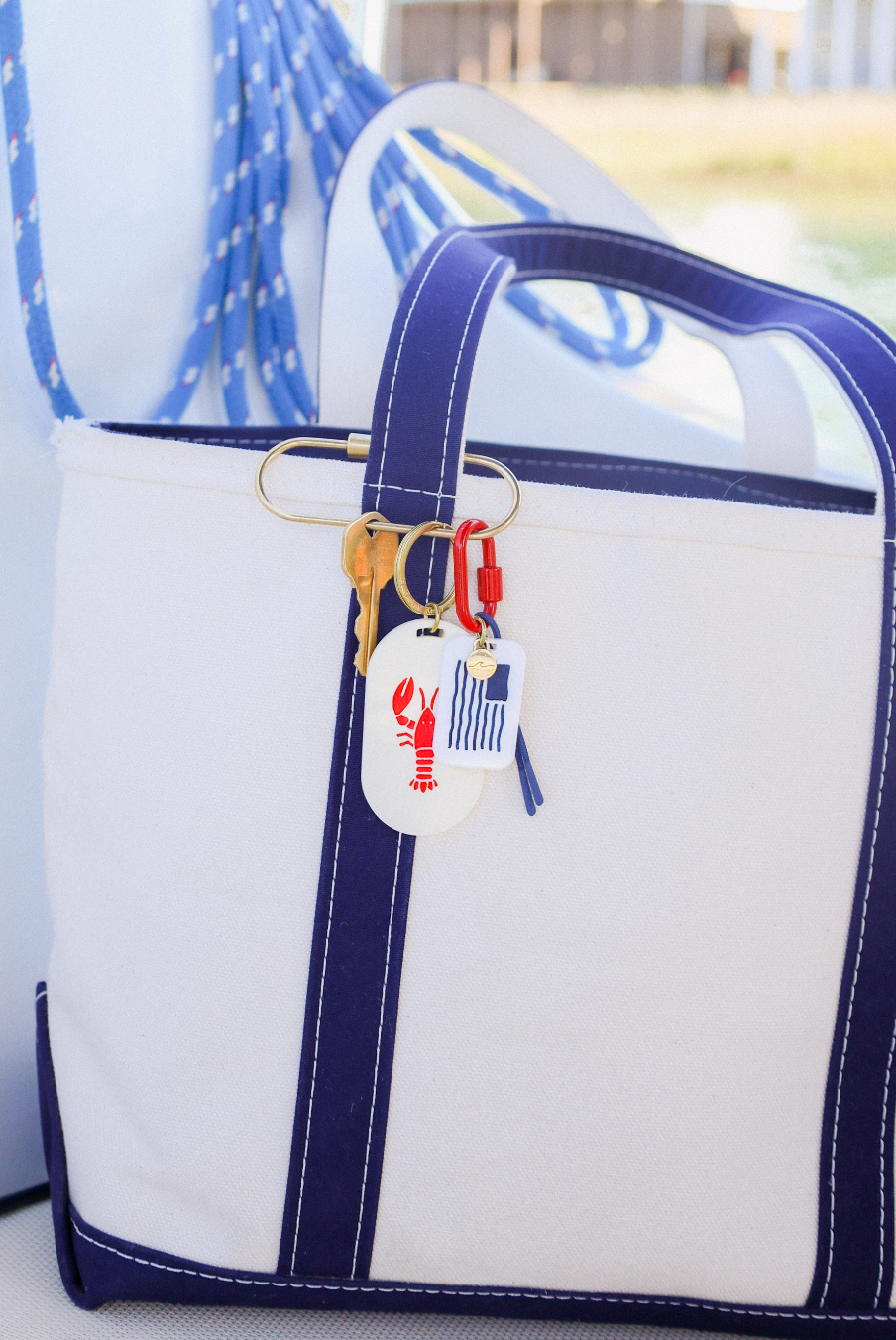 Freshwater Curated Goods - Vendita all'ingrosso Portachiavi - Unisex - Portachiavi ovale in ottone3