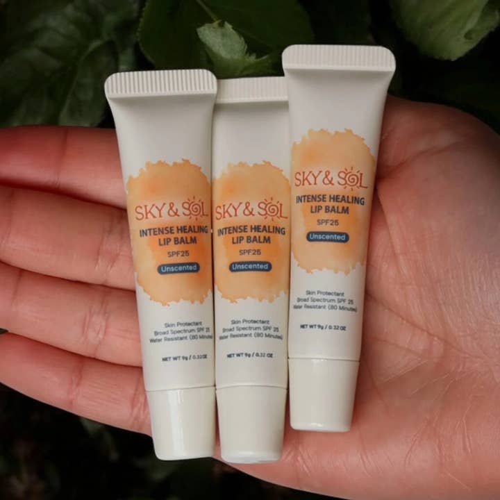 Lip Jelly SPF 25 (Pack of 3) – Natural Tallow Lip Balm for wholesale by Sky and Sol