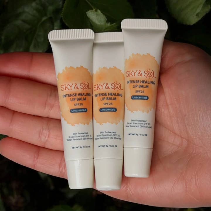 Lip Jelly SPF 25 (Pack of 3) – Natural Tallow Lip Balm for wholesale by Sky and Sol