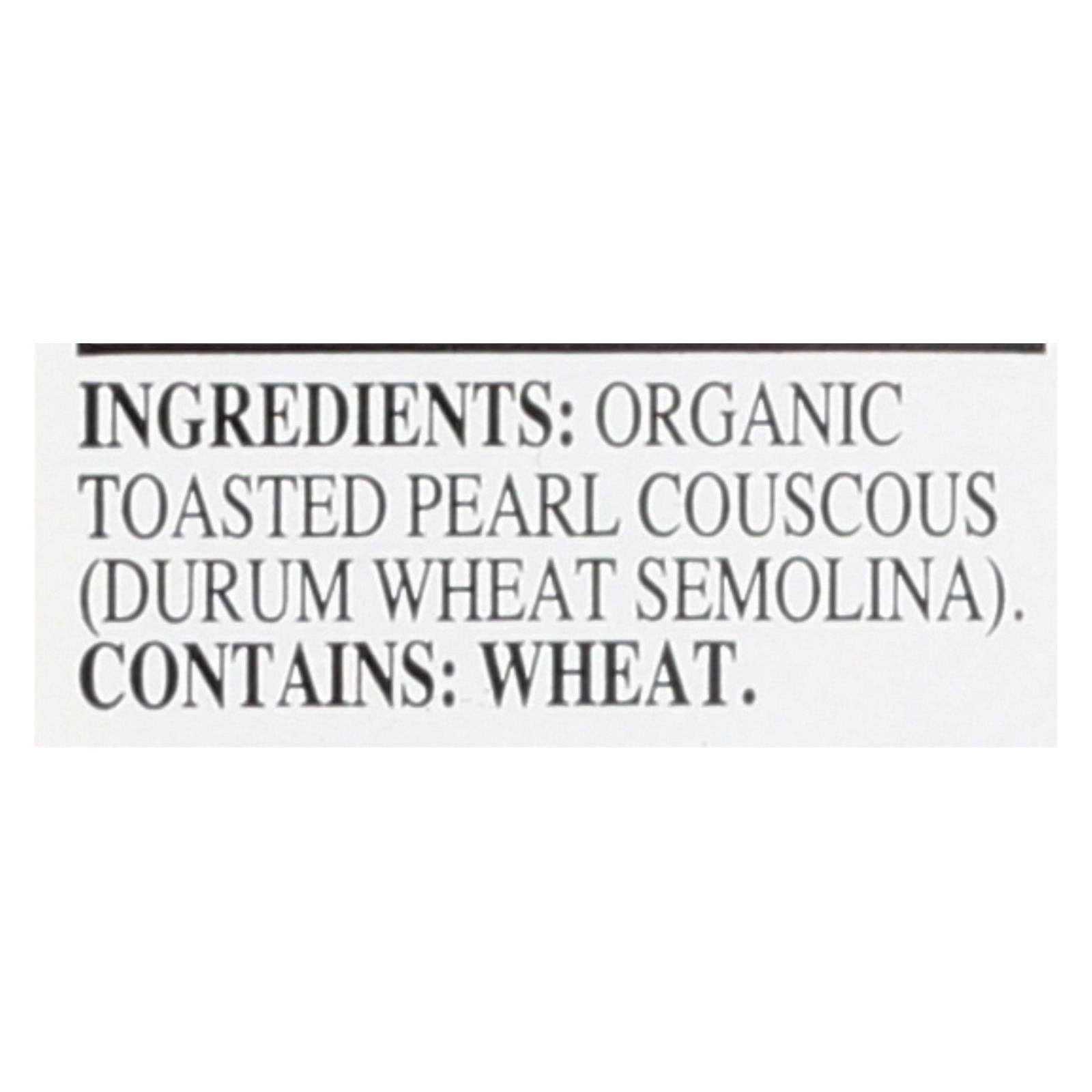 Everyday Supply Co - Wholesale Pasta - Pearl Couscous Organic, 24.5 Oz, Case of 42