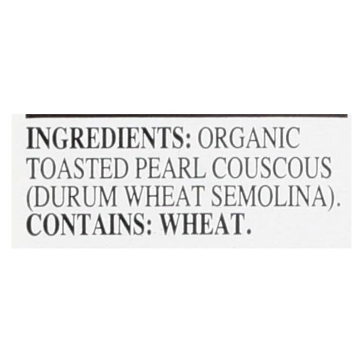 Everyday Supply Co - Wholesale Pasta - Pearl Couscous Organic, 24.5 Oz, Case of 42
