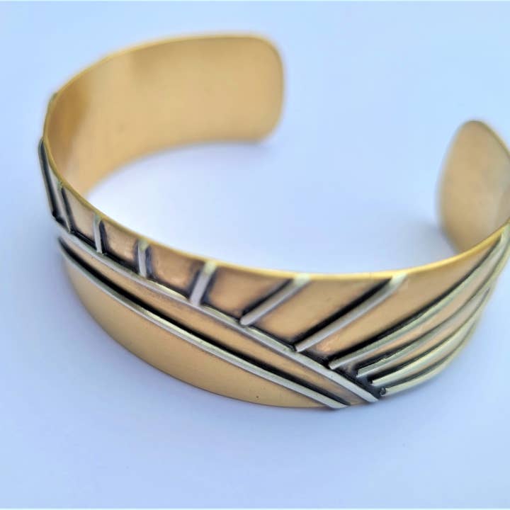 Sun Cuff for wholesale by JL Merrill Metalworks