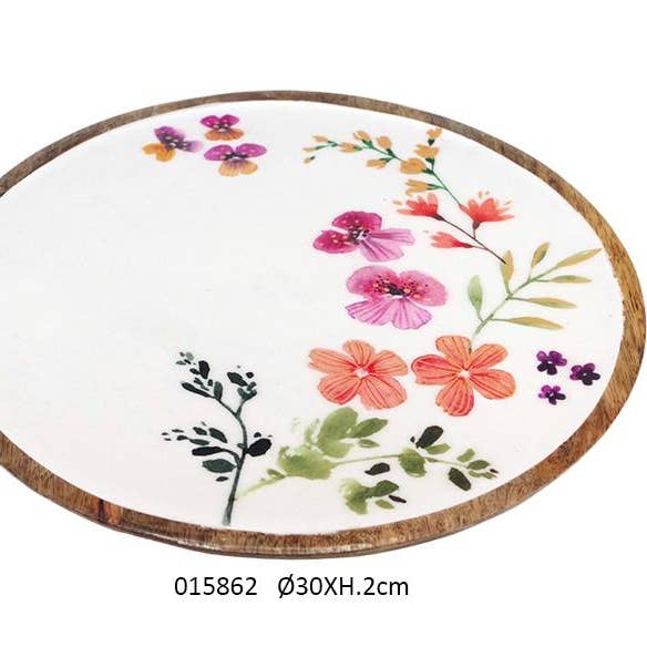 Gm 'Clelia' tray Ø30 X H. 2 cm for wholesale by Faye