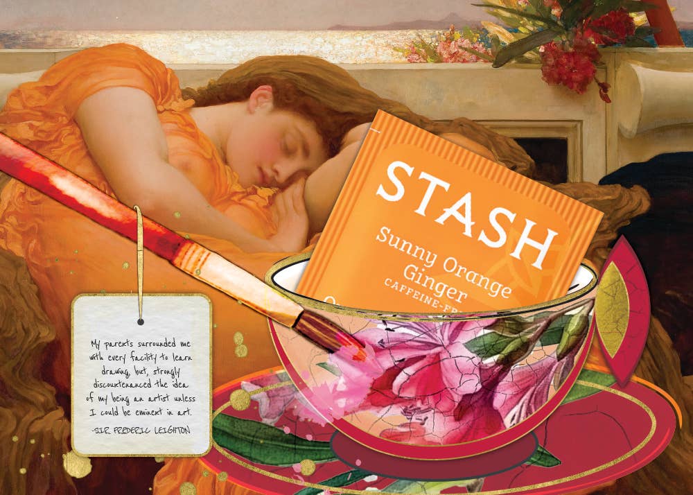 The Creative Idea Shop - Vendita all'ingrosso Biglietti di auguri generici - Biglietto d'arte TEA Flaming June Sir FREDERIC LEIGHTON1