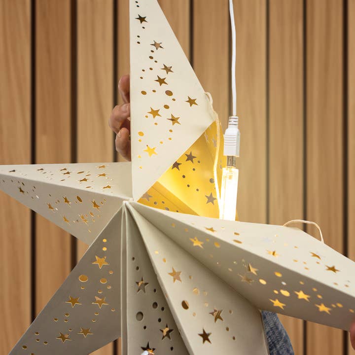 Paper Starlights - Wholesale String Lights - USB LED Light (with 4 meter cable)
