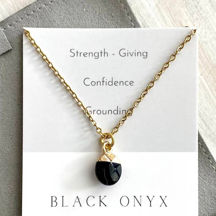 Black Onyx⎮Aura Necklace and other Purchase Wholesale black onyx. Free Returns & Net 60 Terms on Faire trending on Faire.