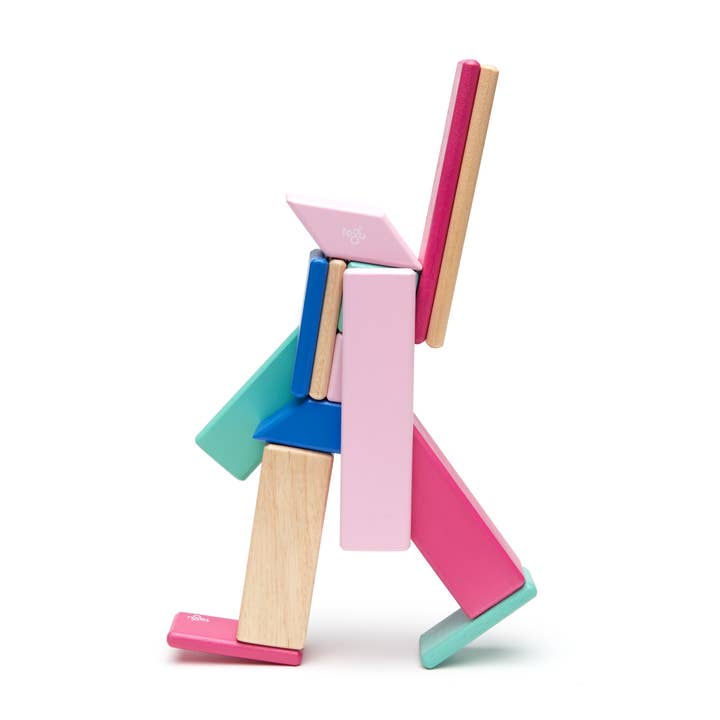 Tegu - Wholesale Building Set - Kids - 14 Piece Magnetic Wooden Block Set1