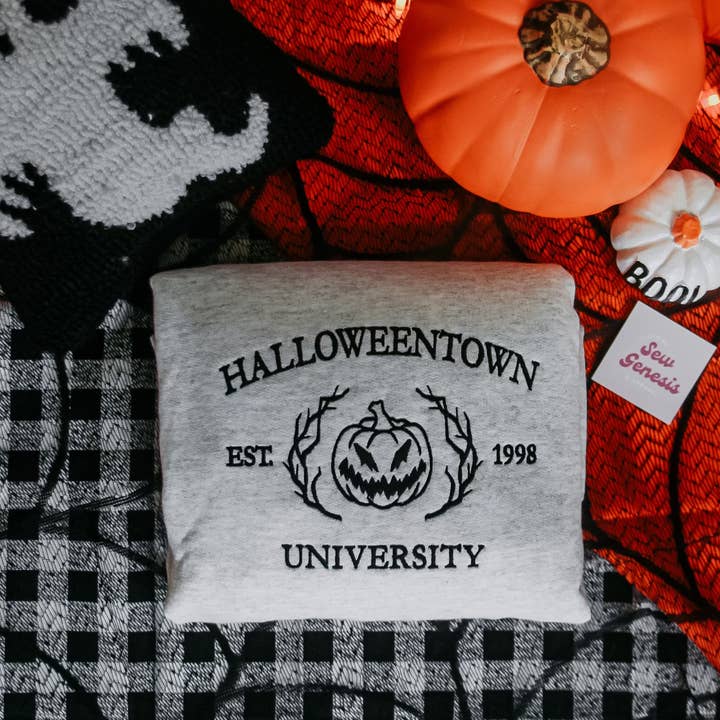 SewGenesis - Wholesale Sweatshirt - Women's - Halloweentown Embroidered Crewneck5