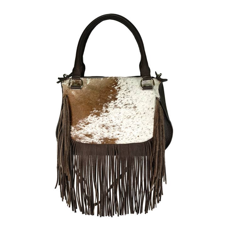 Bonanza Leathers Kowhide Läder Tote Crossbody-väska för kvinnor för wholesale av Rodeo