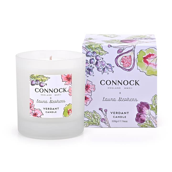 Connock x Laura Stephens Verdant Candle for wholesale by Connock England