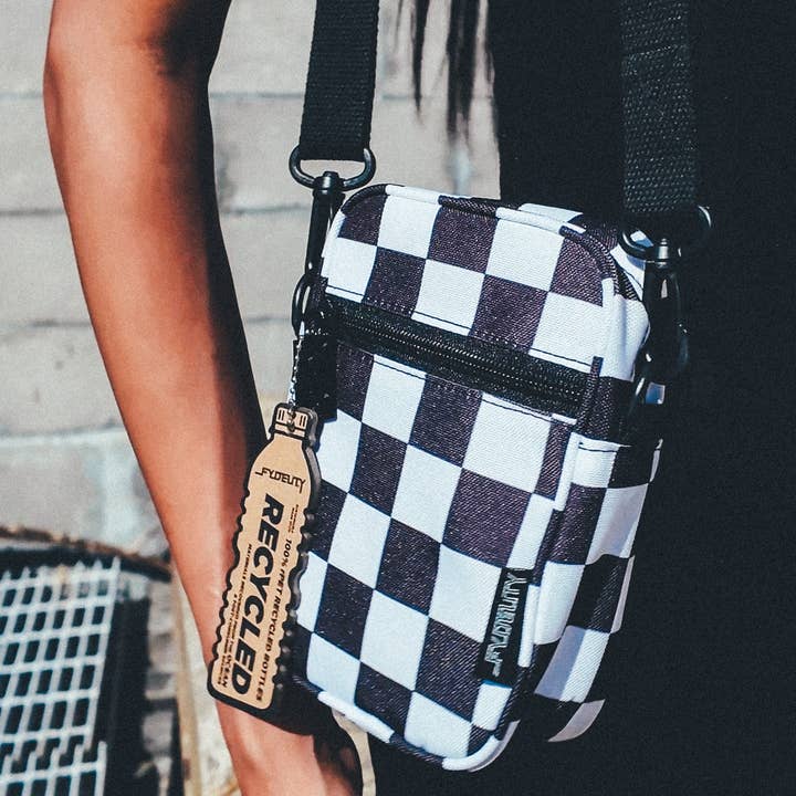 Fydelity - Wholesale Crossbody bag – Unisex - 88623: Mini Brick Bag | Recycled RPET | XL Checker6