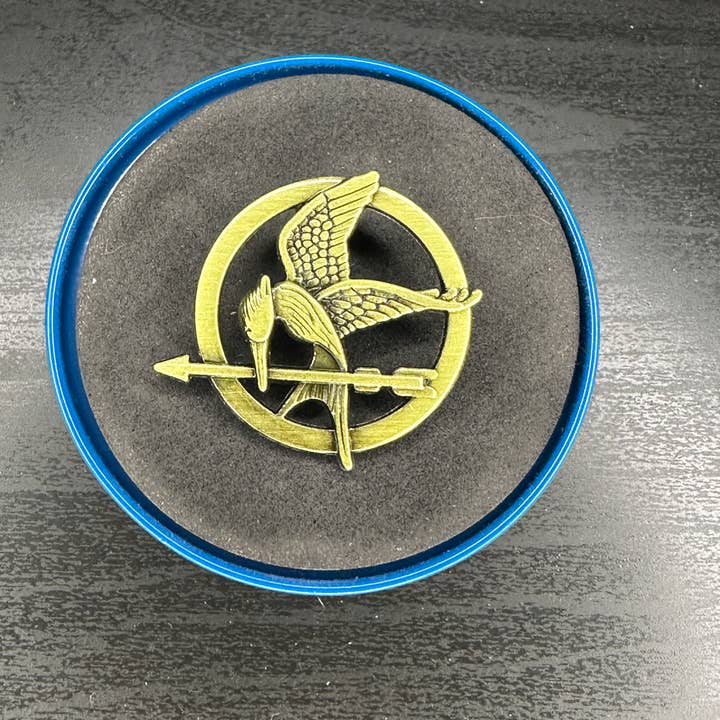 Scribble & Scroll - Wholesale Lapel Pin/Button - Mockingjay Enamel Pin - The Hunger Games - Tribute Token