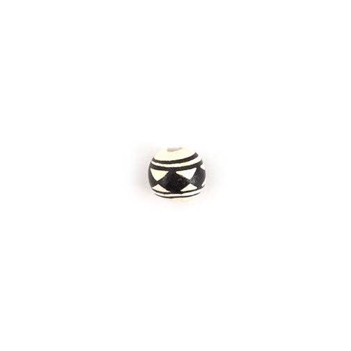Mini Black and White Ball Bead for wholesale on Faire1