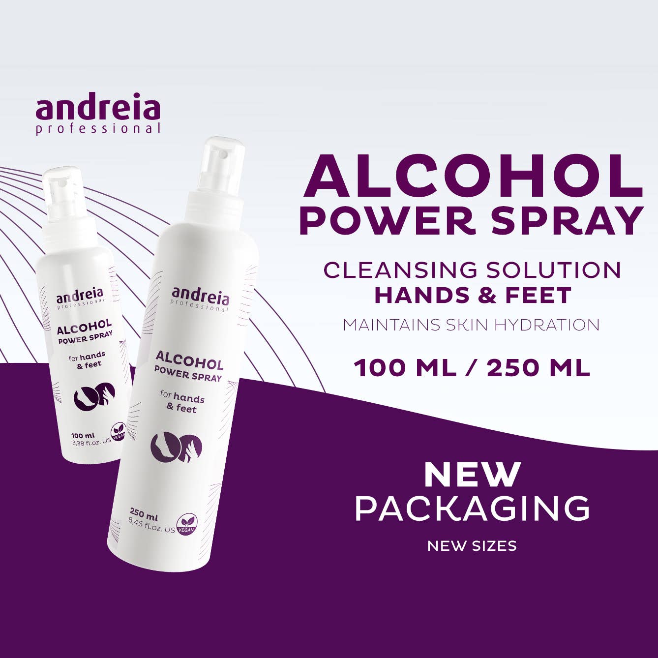 Andreia Professional – wholesale Hand sanitiser – Andreia Professional Alcohol Power Spray - Hands & Feet Sanitisor - 100ml1