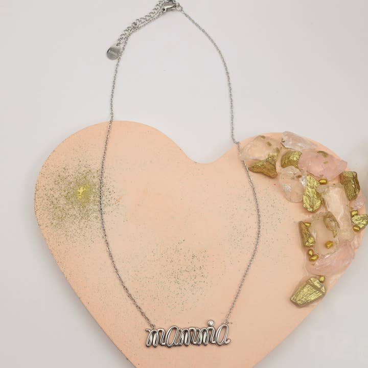 Daemon srls - Wholesale Pendant/Charm Necklace - Collana Con scritta MAMMA in Acciaio Inossidabile3