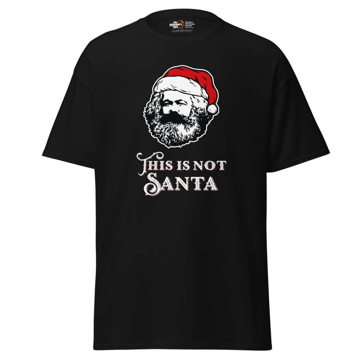 Marx - Dit Is Niet de Kerstman - Unisex Klassiek T-Shirt voor wholesale door The Philosopher's Shirt