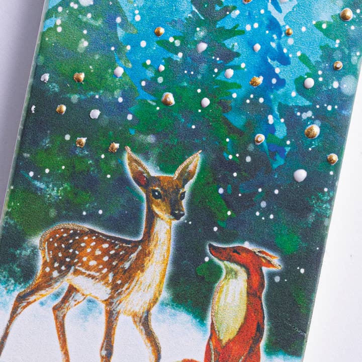 Flatyz Candles - Wholesale Novelty Candle - Flat Hand-Crafted 6" Candle - Winter Woodland Creatures