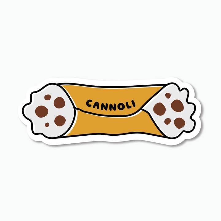 Cannoli Sticker for wholesale by Small Screen Studios