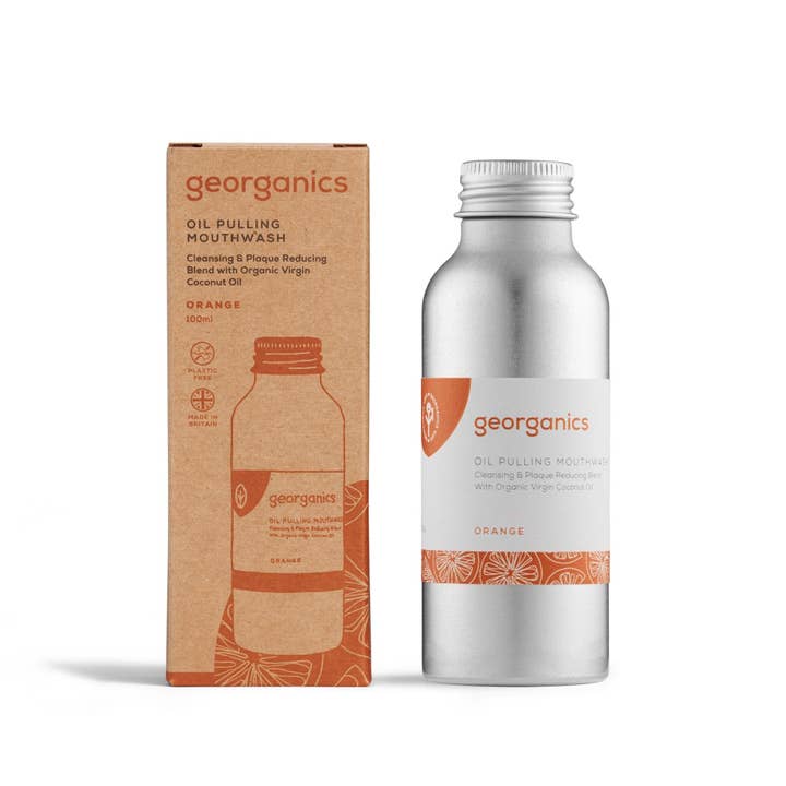 Georganics - Vendita all'ingrosso Collutori - Collutorio Oil Pulling - Arancione1