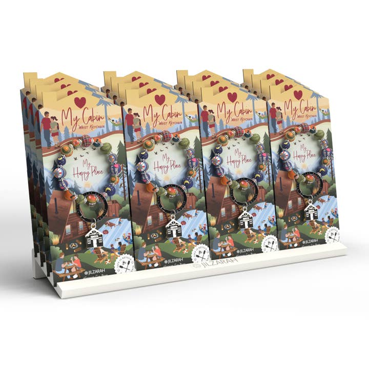 Love My Cabin sleutelhanger collectie voor wholesale door JILZARAH